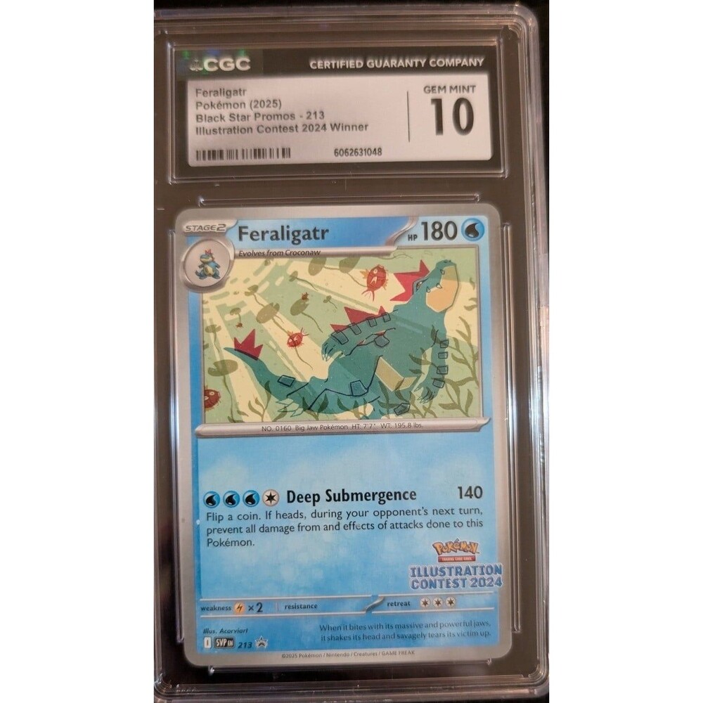 Grade 10 – Feraligatr Illustration Contest 2024 Black Star Promo